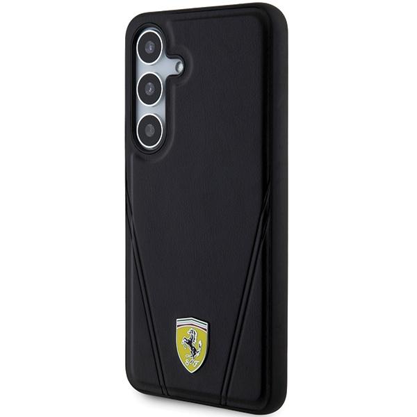Ferrari Fehms24Sp3Bak S24 S921 Czarny/Black Hardcase Hot Stamp V Lines Magsafe