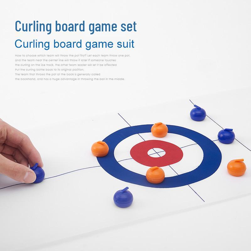 Ebeveyn-Çocuk Etkileşimi için Çocuk Mini Curling Oyunu Oyuncak