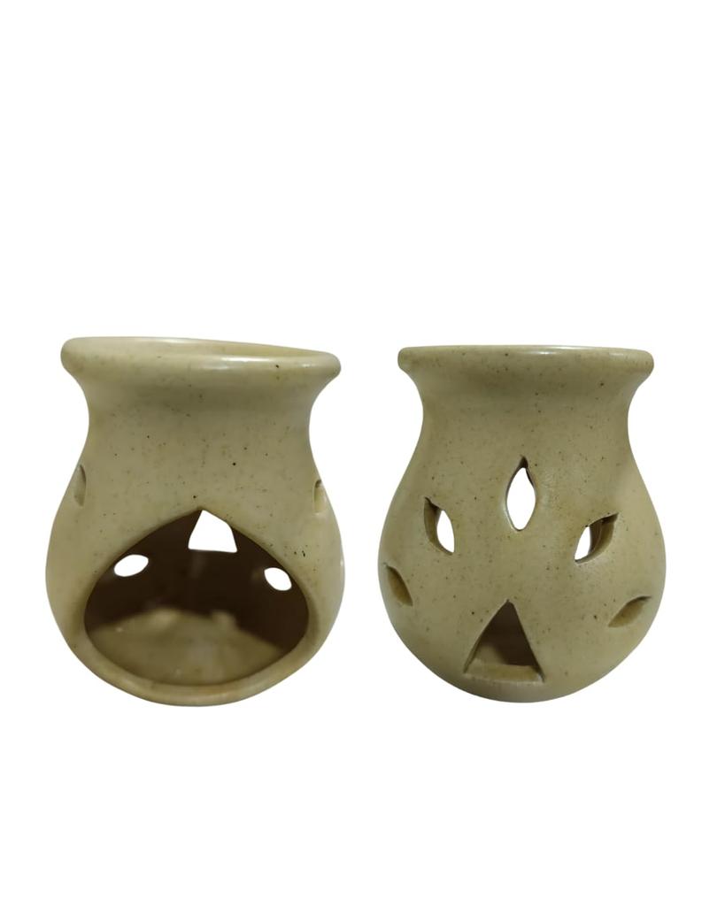 Kyna Korner Essential Oil Diffuser with Tea Light Candle, Aromatherapy Home Fragrance Decor