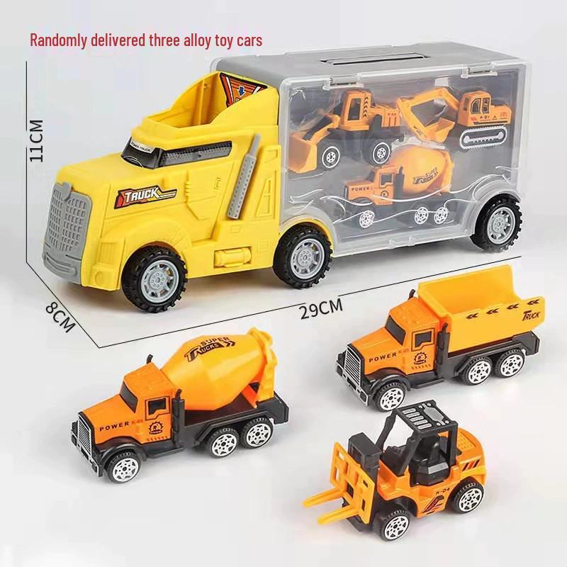 Children's Alloy Toy Car Model Storage Cabinet for Engineering, Firefighting, and Military Vehicles