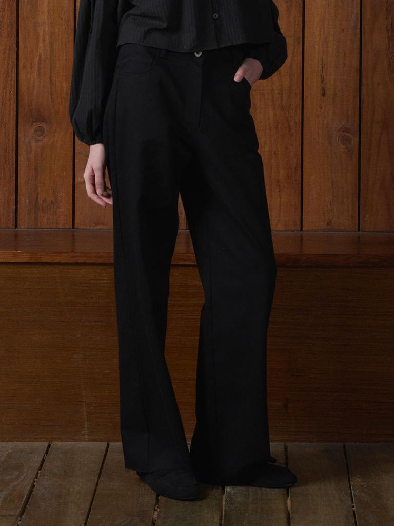 Boleusa Slate Cut Pants_Black