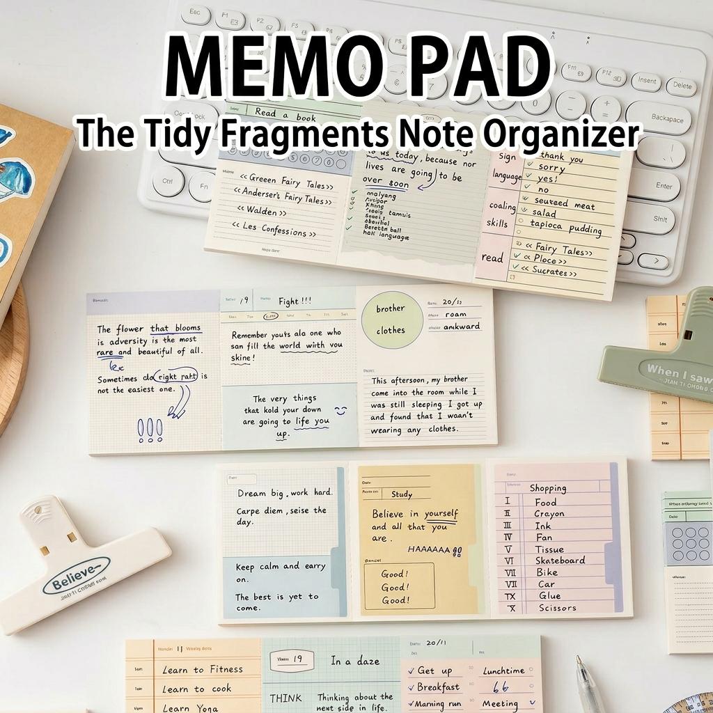 Daily Schedule Notepad Non-Adhesive Tearable Planning Notepad Non-Adhesive Memo Pad Pre-Scored Weekly Plan Memo Pad For Students