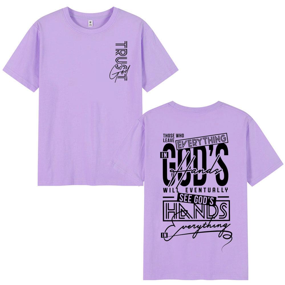 Christian Jesus Faith TShirt Streetwear Fashion ONeck Short Sleeve TShirts Unisex Unisex Summer Casual Loose 100Cotton T Shirts