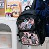 Original Pain Bag Transparent Backpack Japanese High School College Student Trendy Schoolbag Large Capacity Casual Versatile Backpack Men