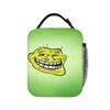 Trollface Meme Lunch Bag For Child Graphic Design Lunch Box Picnic Cooler Bag Portable Insulated Oxford Thermal Lunch Bags