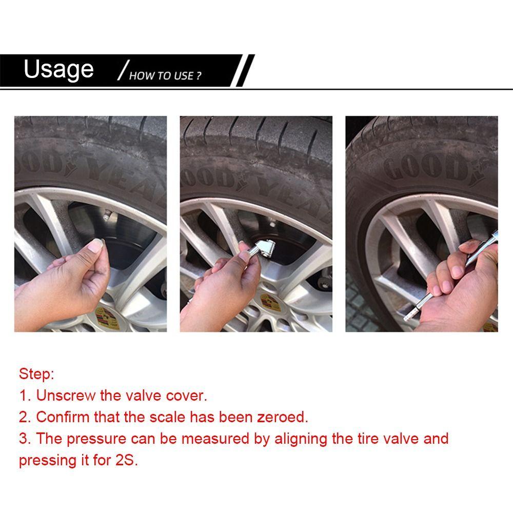 Universal For Car Vehicle Tire Air Pressure Test Meter Tire Barometer Pen Shape Tyre Pressure Gauge