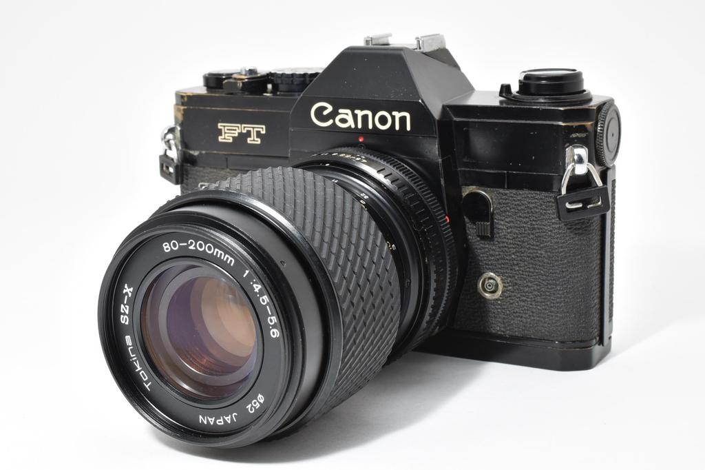 [USED] Rare Canon FT QL Black SLR Film Camera W. FL 50mm F/1.4, Near Mint, From JAPAN