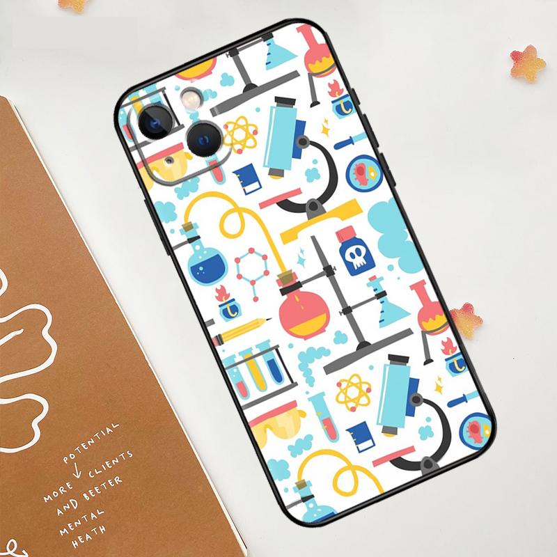 Symbol Math Science Physics Formulas Case For Apple iPhone 16 15 14 13 12 11 Pro Max Mini XR 15 16 Plus 16e Protective Cover