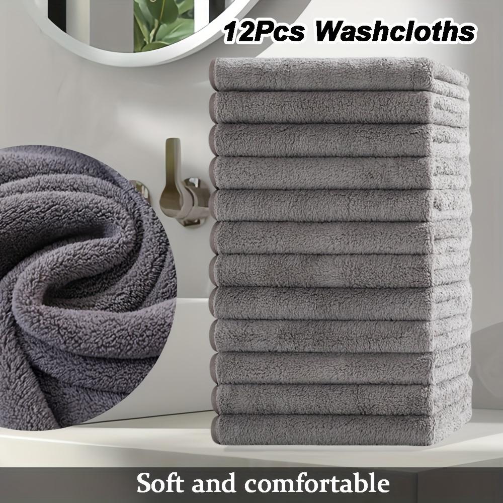 high quality12pcs Microfiber Washcloths 13.4x13.4 Inch - High Absorbency, Soft & Durable Multi-Purpose Cleaning Cloths for Kitchen, Bathroom, Hands &