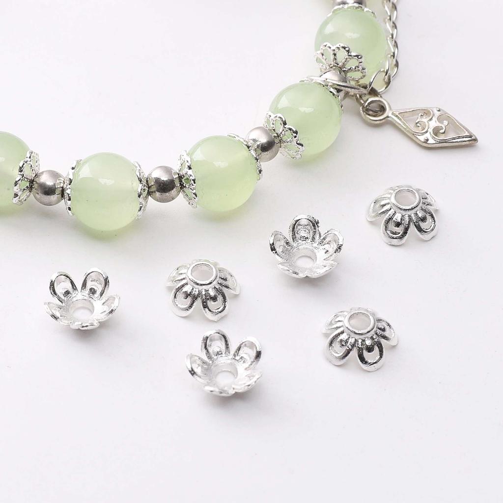 Alloy Flower Tray Spacer Accessories Charms Pendant For Jewelry Making DIY Earring Necklace Bracelet