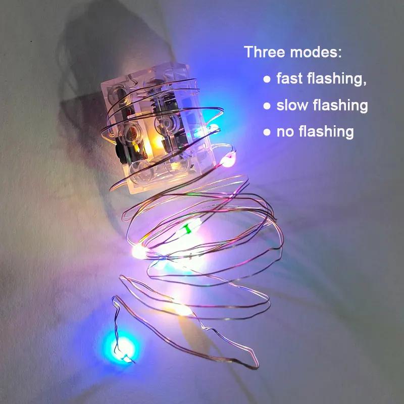 Luminous Block Brick with Lamp Line DIY Building Blocks Scene Lighting Decoration Compatible with Lego Bricks Toys for Children