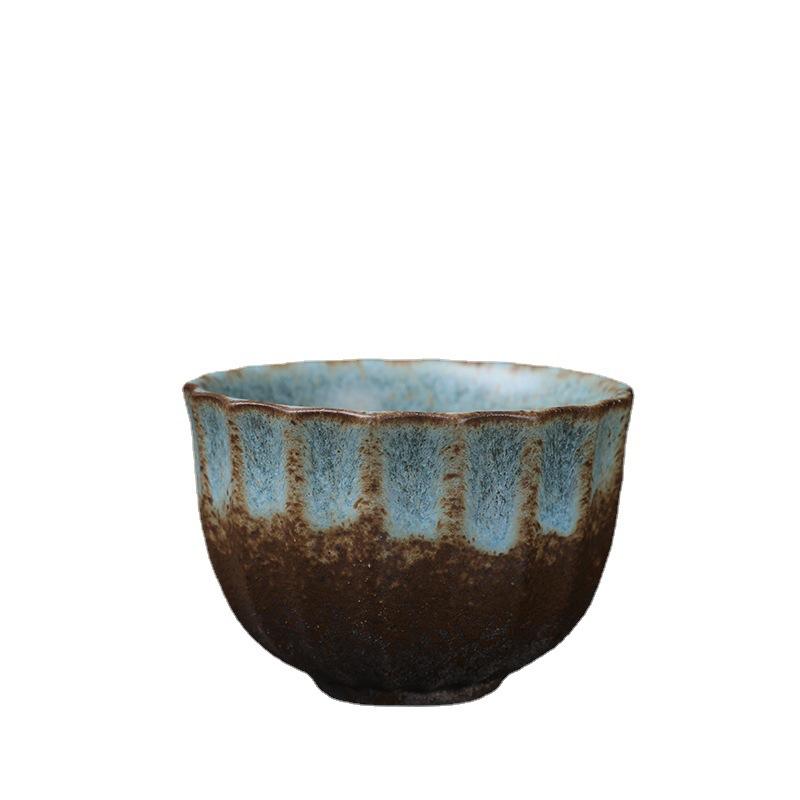 Ceramic Master Cup Kung Fu Teacup Retro Ceramic Cup Outdoor Camping Cup Household Coarse Pottery Tea Cup