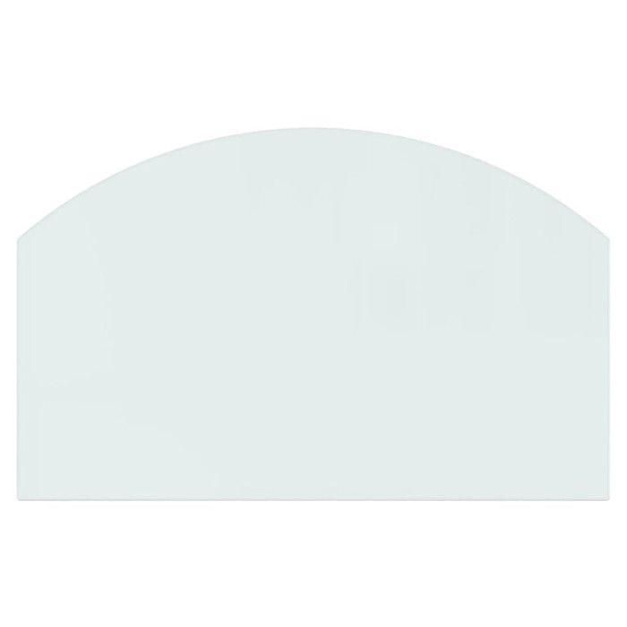 VidaXL Glass Plate for Fireplace 80x50 Cm 324151