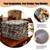 Diy Coloring Blanket, Washable Color Your Own Fleece Throw Blanket For Kids And Adults Soft Cozy Art Project