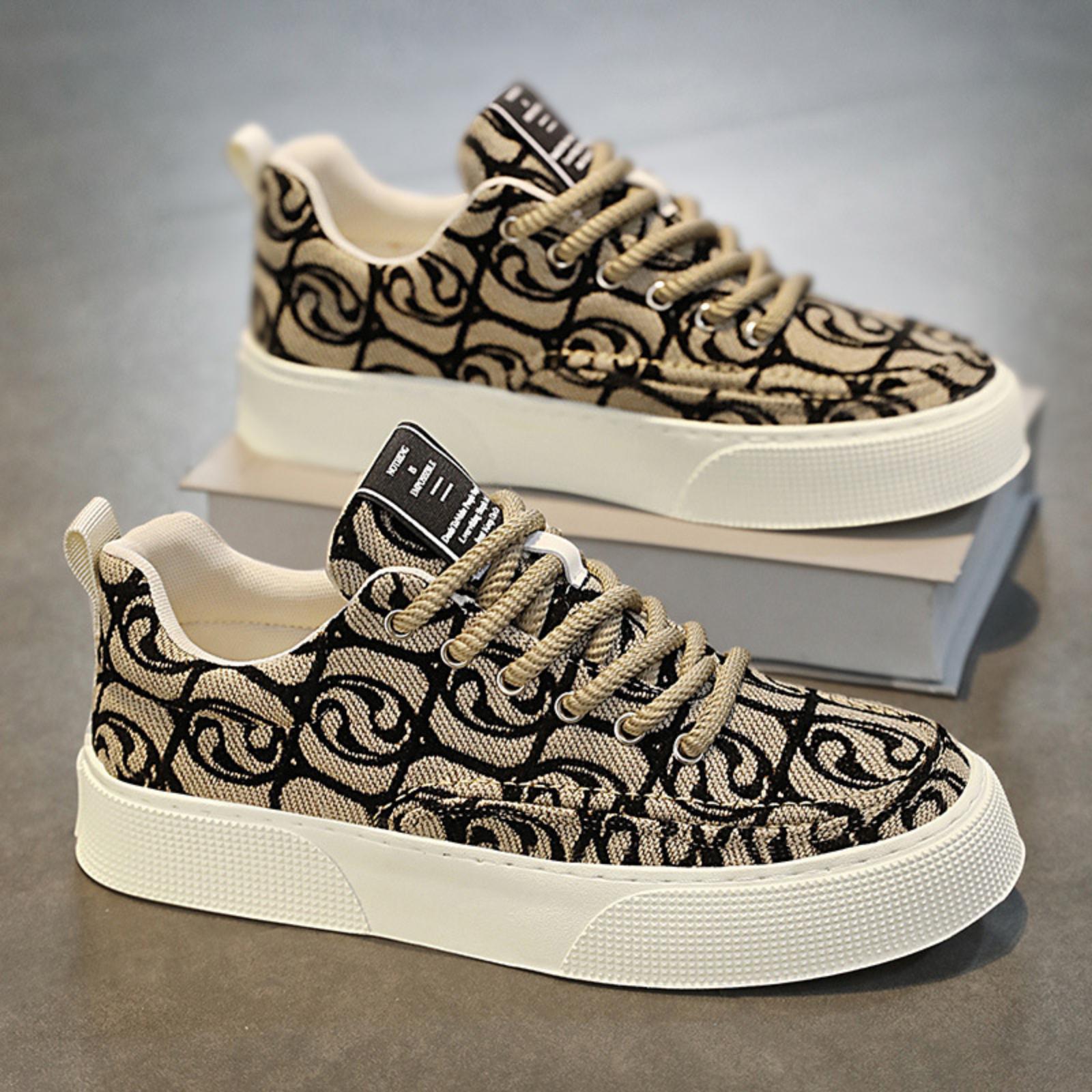 

Men s Casual Low-top Flat Shoes 44 чёрный