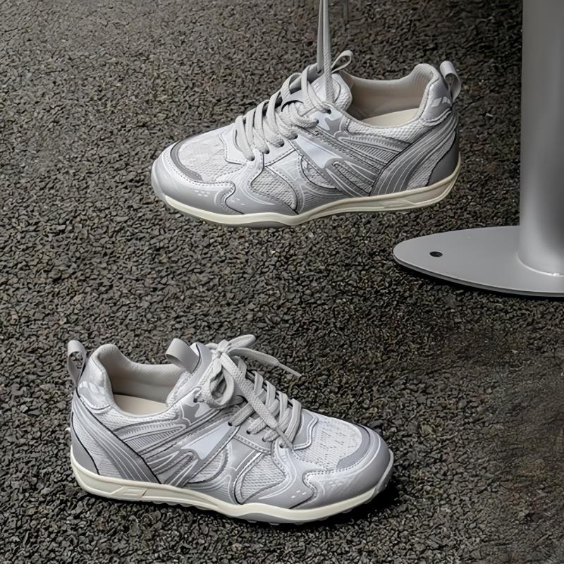 Fashion Lace Up Mesh Sneakers 2025 New Style Casual Running Sports Shoes Comfortable Soft Versatile Women Sneakers Zapatillas De Mujer