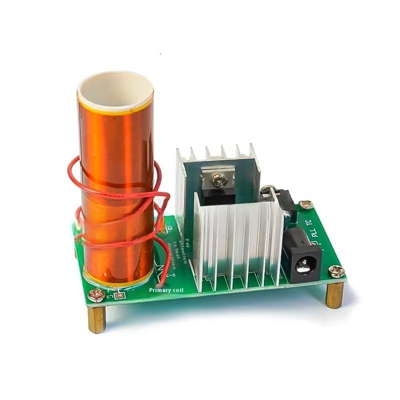 1 Set Dc15-24V 15W Tesla Music Coil Plasma Speaker Fun Kits Arc Plasma Magical Scientific Toy Mini Tesla Coil Diy Electronic Kit