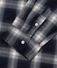 ANALOG MOOD Flannel Oversized Check Shirt (Navy)