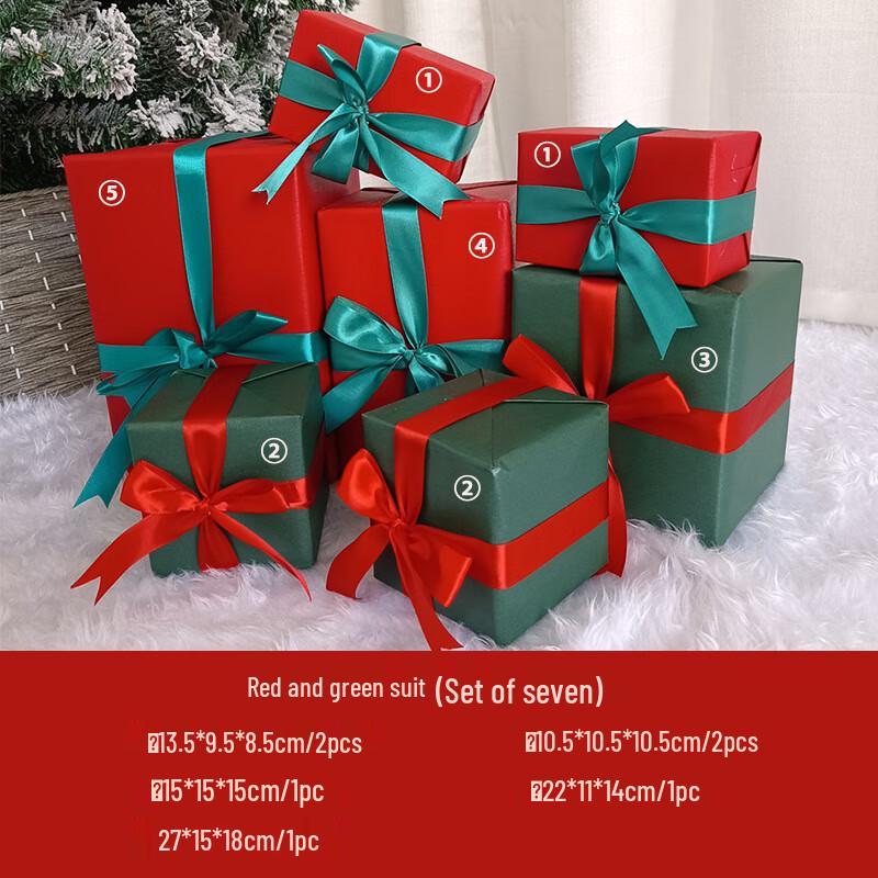 HEIXIE Luxury Flocked Snowfall Christmas Tree Set