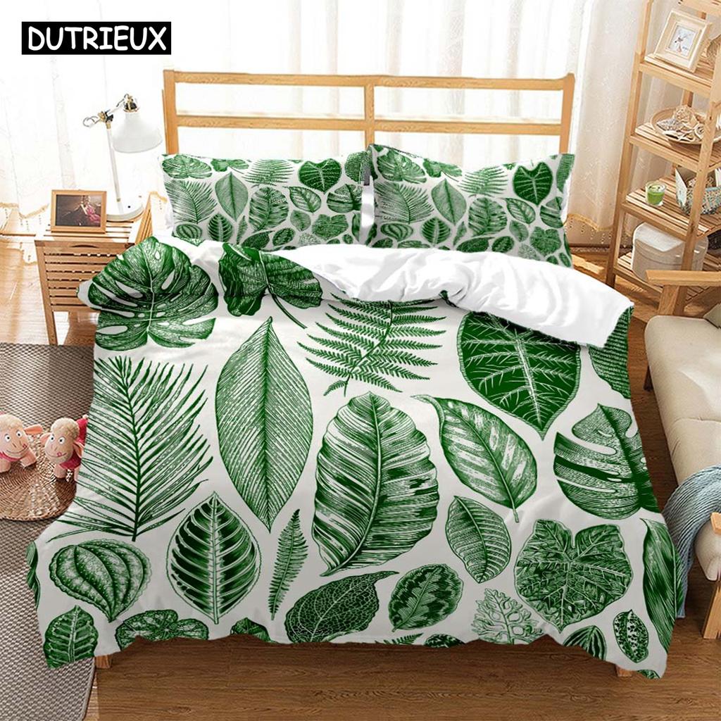 Plant Flowers Digital Print Polyester Bedding Sets Child Kids Covers Boys Bed Linen Set For Teens Bedding Set