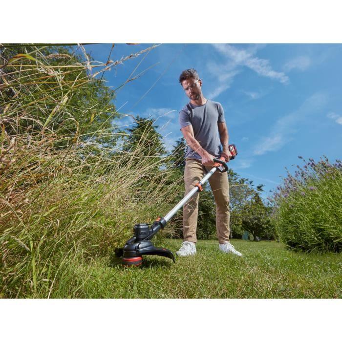 Coupe-bordure électrique BLACK+DECKER - BCSTE636L1-QW - 36V - 33cm - Avec batterie 36V - tête pivotante - tube télescopique