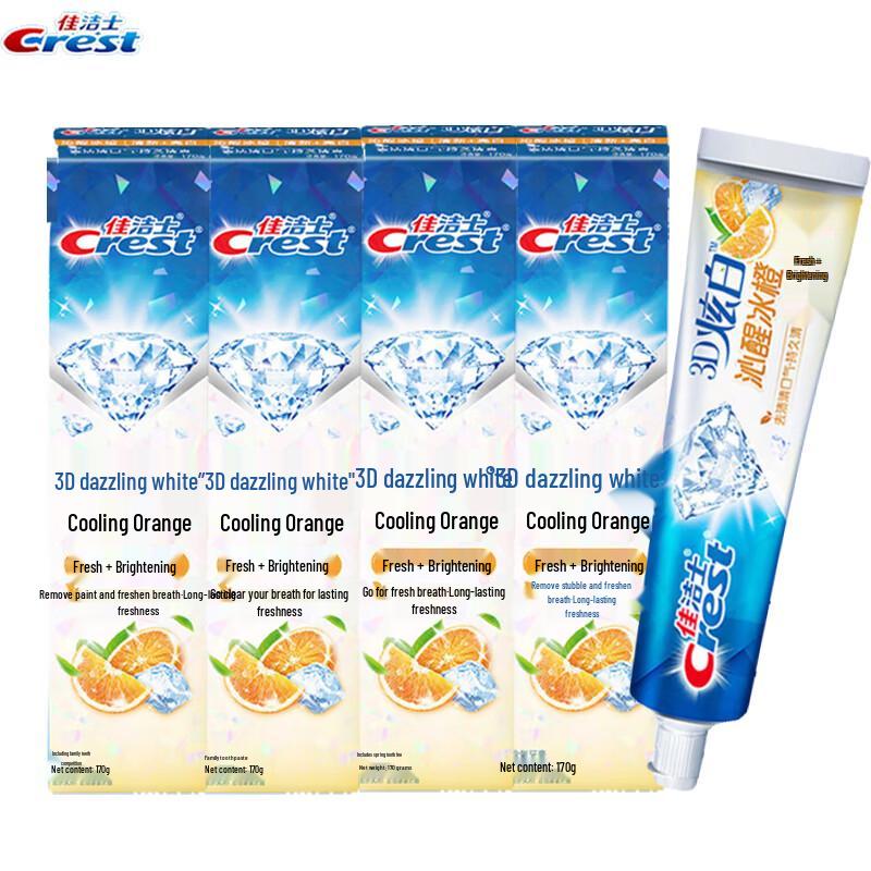 Crest 3D White Refreshing Orange Toothpaste
