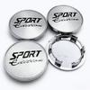 4pcs 69mm ( Clips 56mm ) Sport Edition Logo Emblem Badge Car Wheel Center Caps Rim Hubcaps Wheel Hub Dust Cover Car Accessories