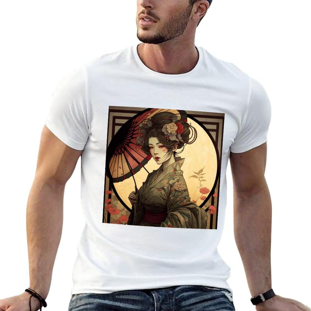 Greatness Geisha TShirt Large Size Casual Tee Shirt