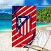 Atletico Ma-drid Crest Printed Beach Towel, Super Soft Microfiber, Perfect Gift Birthday, for Pool, Beach, Travel, for Family and Friends