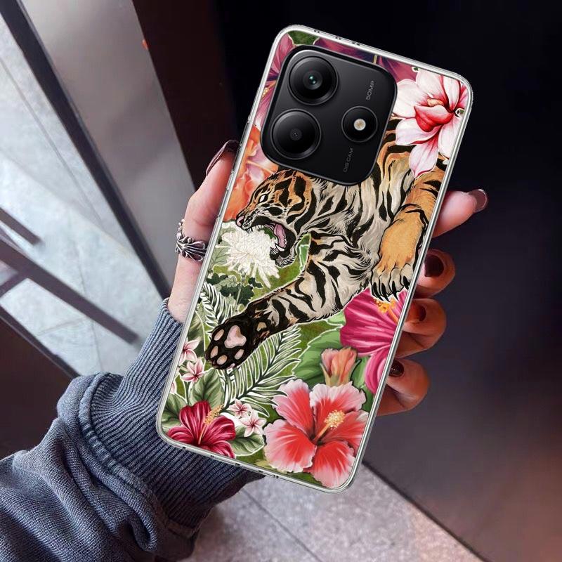 

Superior Tiger Pattern Art Phone Case For Xiaomi Redmi Note 15 14 14S 13 12S 12 Pro Plus 11S 11 10S 10 4G Cover 11E 11T 5G Print Redmi Note 14 Pro 5G
