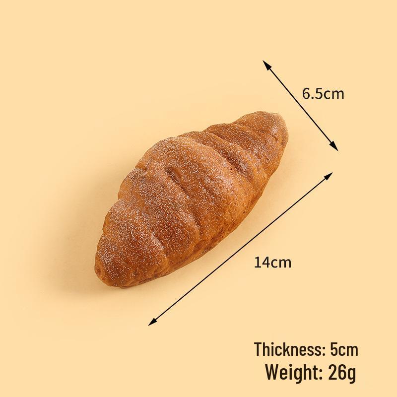 Baguette e Bruco in PU Sintetico, Oggetto di Scena per Esposizione, Decorazione o Servizi Fotografici