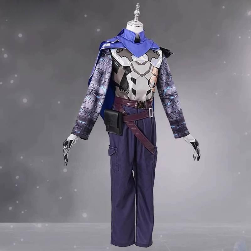 Valorant Omen Cosplay Costume With Polyester Fabric For Game Fans