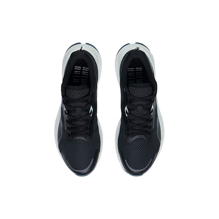 Li Ning Yue Ying 1.0 Ultra Light Breathable Low Top Running Shoes Women sneakers Black White ARHS028-2