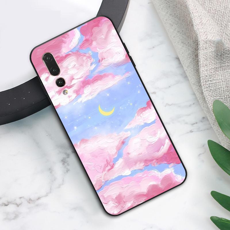 Coque Paysage Coucher de Soleil Coréen Pour Huawei Nova 10 9 SE 8i 11i 12i 12s Y60 Y61 Y70 Y90 Y72 Y73 Y91 P60 Pro P40 P30 Lite