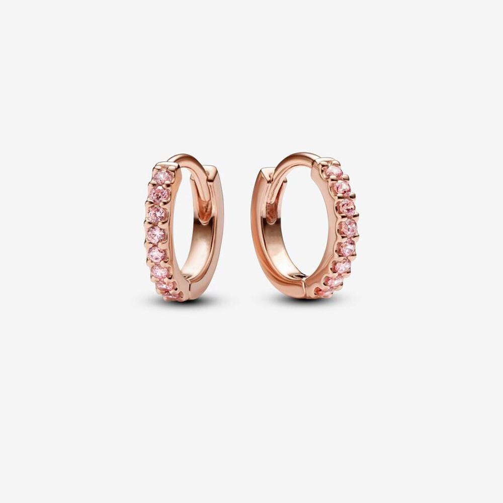Sparkling Heart Hoop Earrings 925 Silver Heart Earring Glitter Zircon Large Circle Earrings Women Fine Jewelry Present