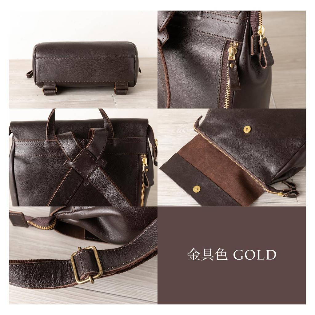 BAG Since GENOVA Made In Japan Cowhide Leather Genuine B5 Imai Bag [IMAI 1977] Backpack, Compact, Adult, Leather, Lightweight, Size, Women's, (2817,