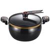 Nueva olla multifuncional de cerámica esmaltada para sopa: Olla de micropresión de gran capacidad para estofado y estofado para uso doméstico
