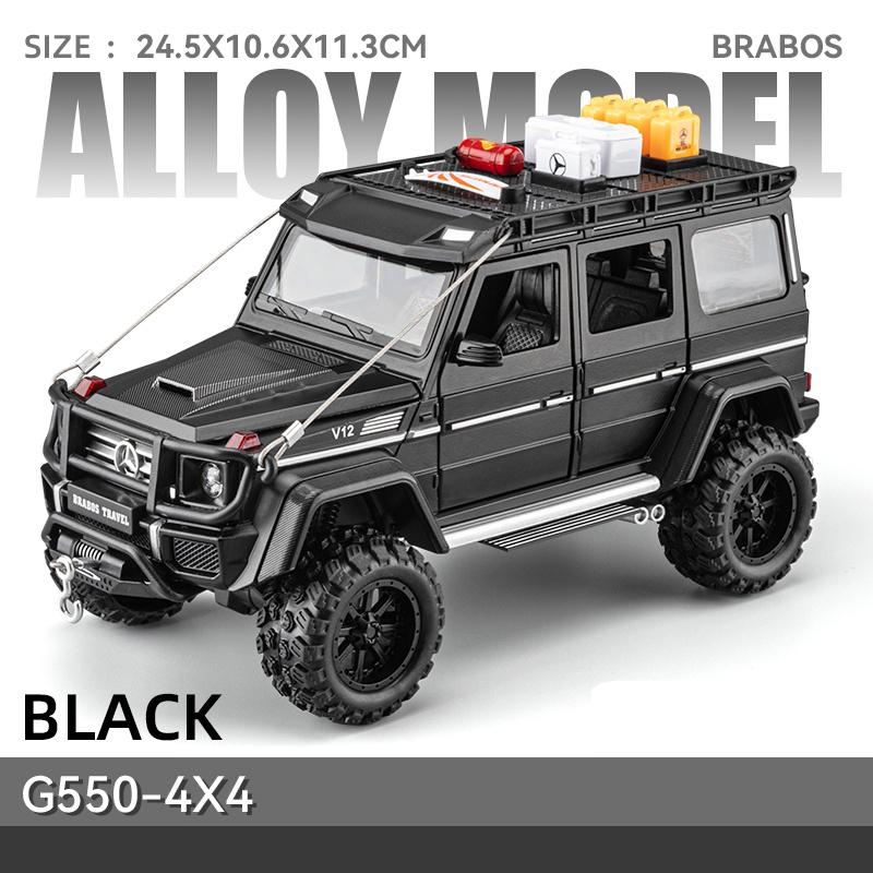 1:24 Mercedes-Benz G550 4X4 Modified Version Off-road Car Diecast Car Advanced Collection Ornament Car Models