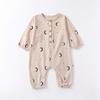 Trendy Newborn Baby Clothes Fashionable Print Jumpsuit Daily Bodysuit Cotton Infant Sleepwear for Toddlers 0-24 Months 66-90