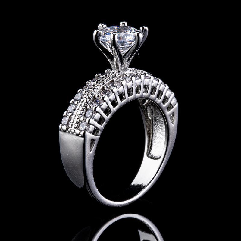 Couple Ring Premium Sense Pair Ring Ladies Engagement Ring Jewelry