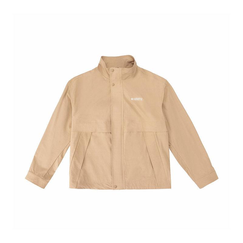Converse Jackets Unisex Khaki Stand Collar Moderate Other MCJ404-X63 XL