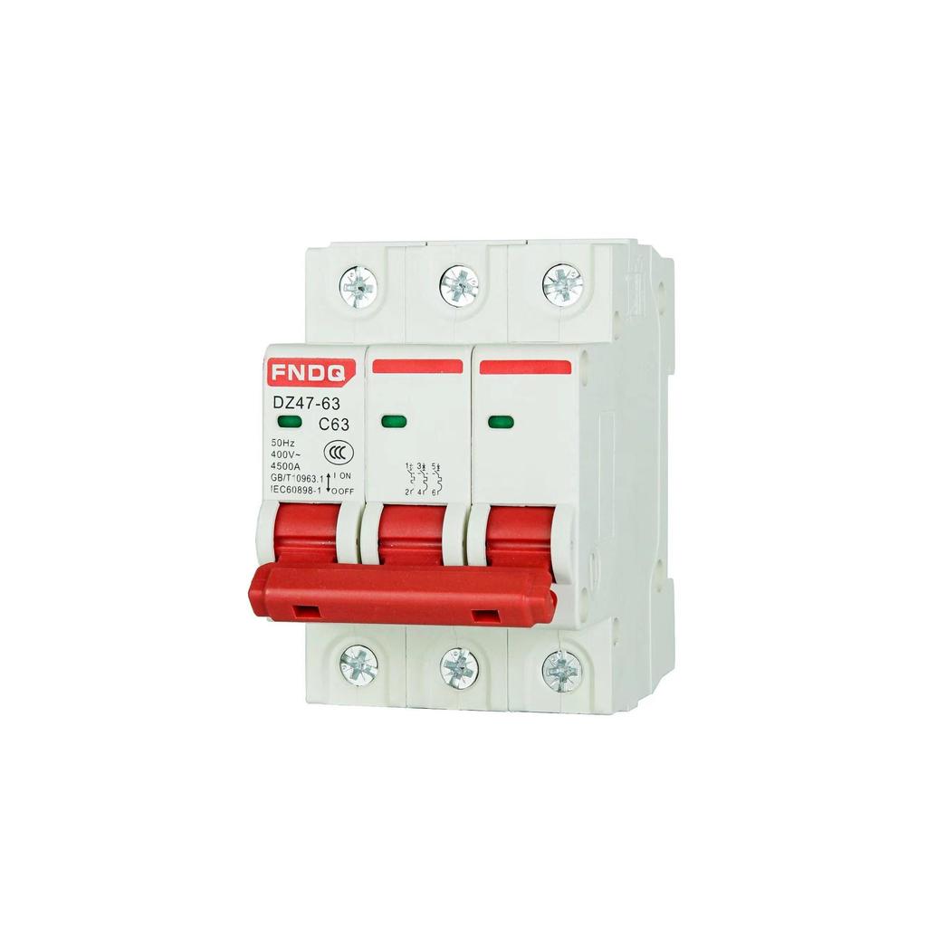 Dual-Pole Residual Current Circuit Breaker with Leakage Protection - 220V Electric Safety Switch