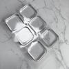 Pack of 6 Self Adhesive Wall Protectors Clear Square Pads Easy to Install Silicone Guards Absorb Shocks & Protect Wall