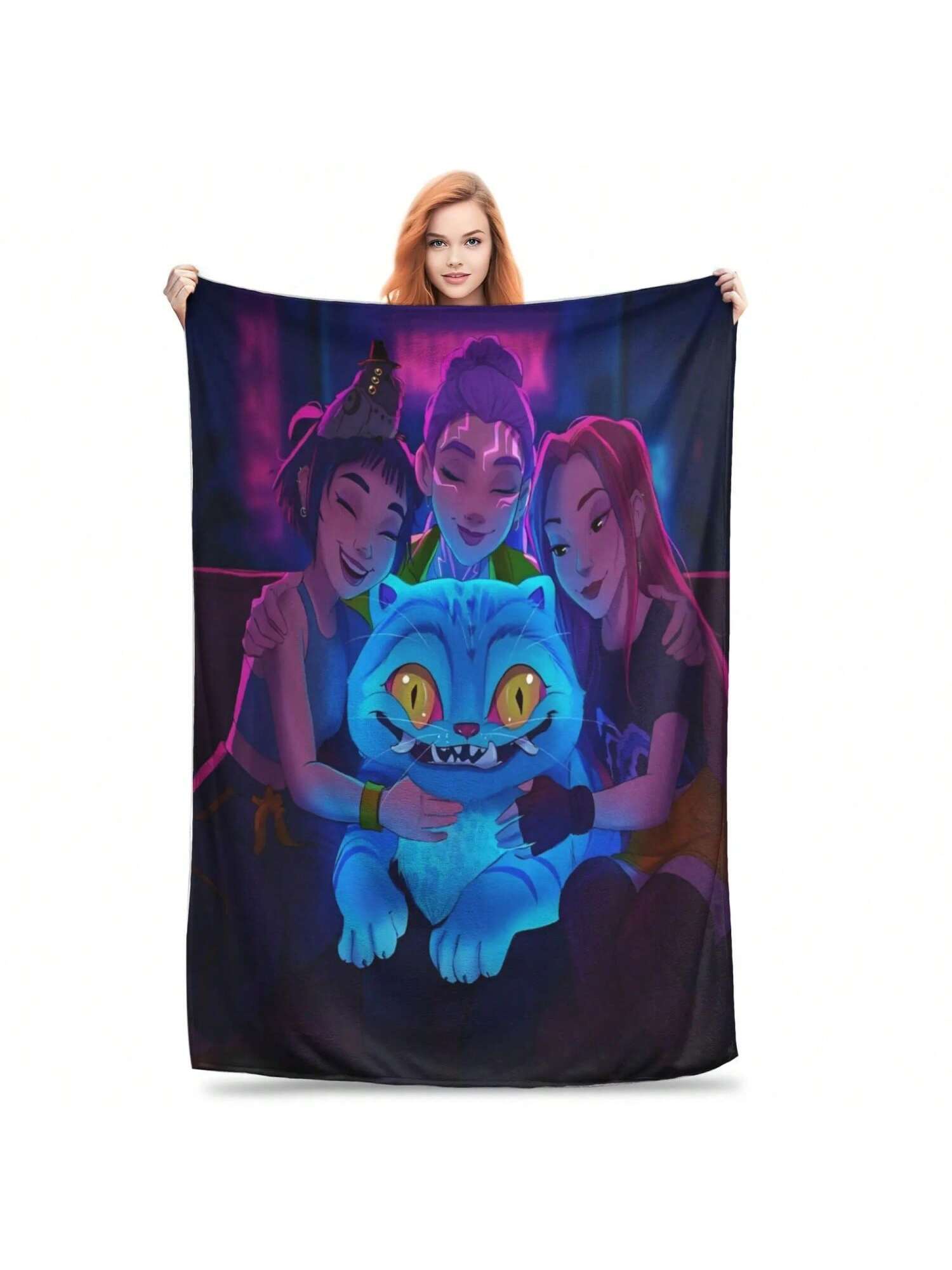 

Movie Merch Blankets Soft Fleece Throw Blankets Relax Plush Thin Quilt 75X95CM сірий колір