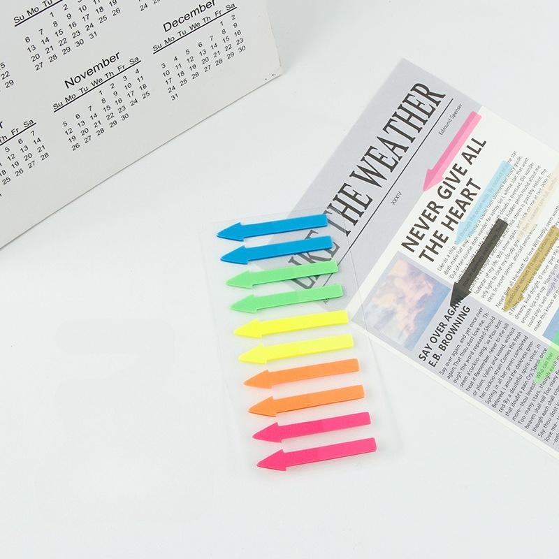 1Set of Gradient Color Arrow Index Labels for Student Notes, Highlighting, and Note Returns