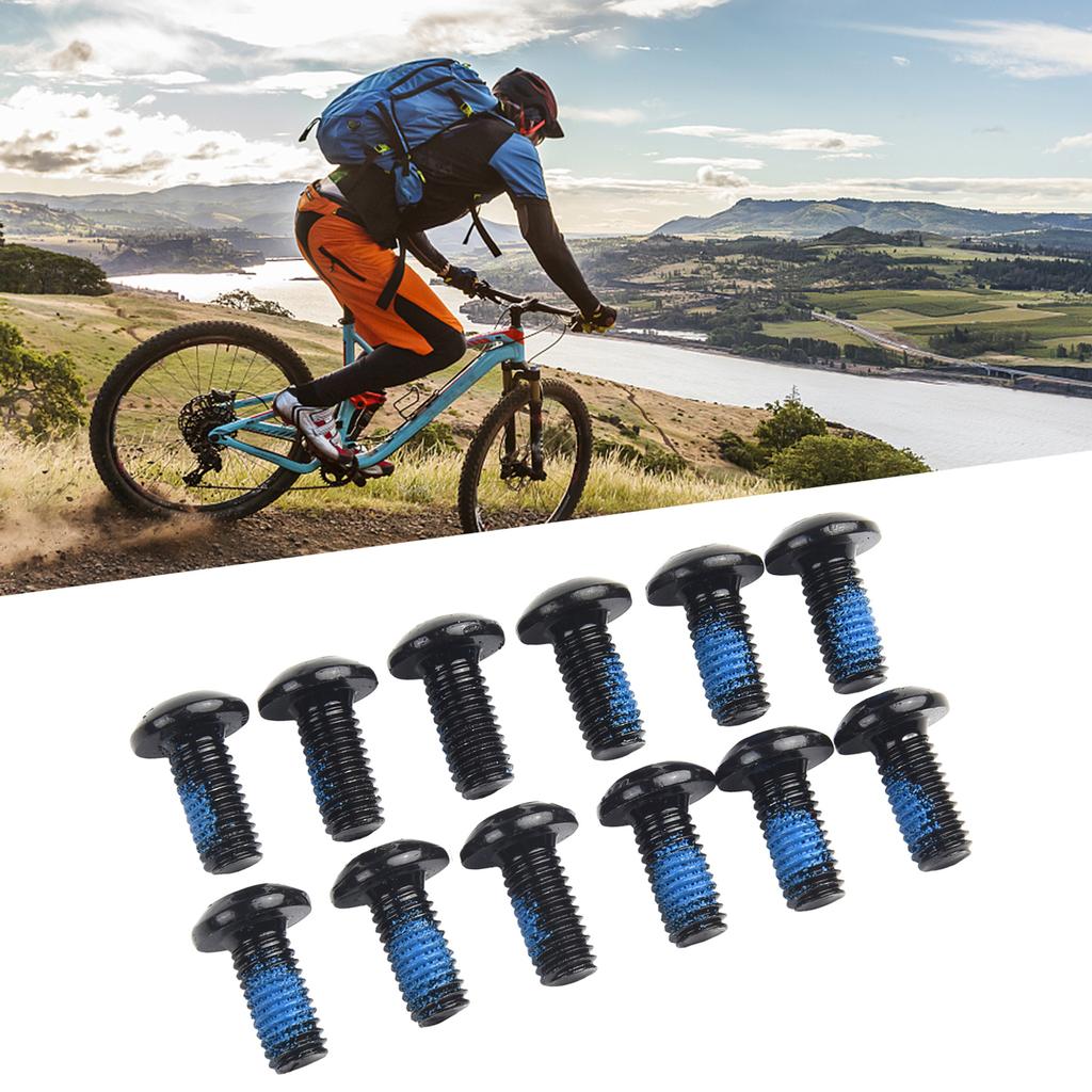12/50 Pcs Bicycle Brake Disc Bolts M5 12mm Steel Disc Pad Fixing Screws Bike Torx T25 For ROTOR Bolts Replacement Accessories