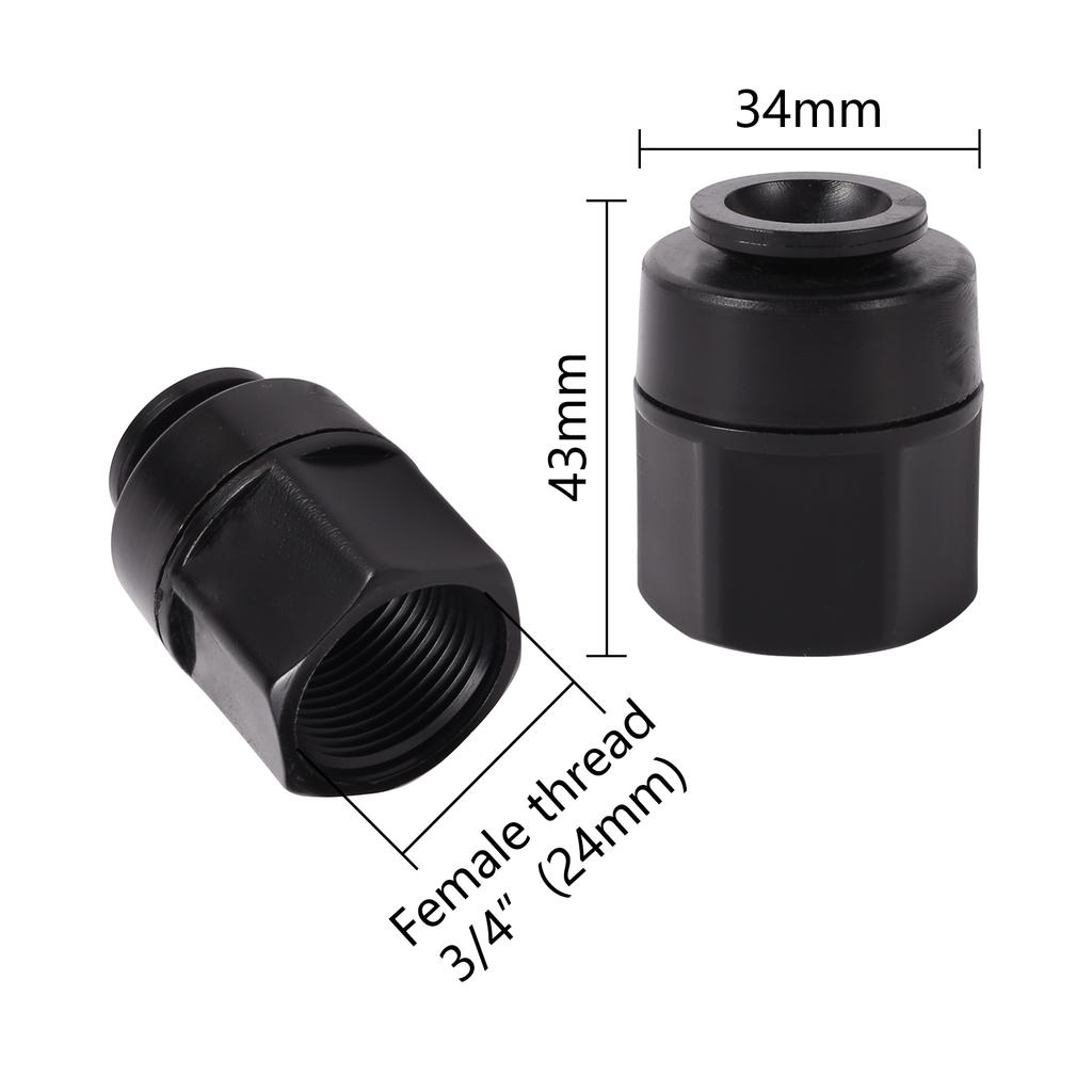 5Pcs 1/2" 3/4" Female Thread 360 Degree Adjustable Refraction Nozzle Sprinkler Head Thread Connection Garden Watering Sprinkler