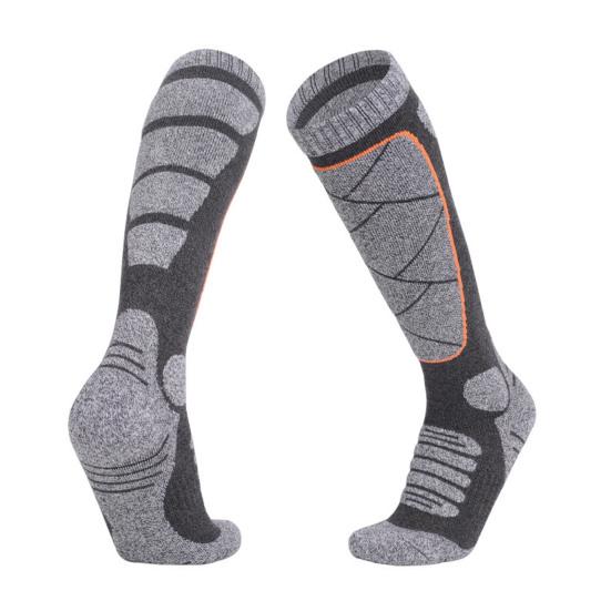 Yousheng Knee High Ski Socks Men Women Stretchy Thermal Knee Socks Breathable Shock Absorption Socks for Snowboarding Hiking Mountaineering