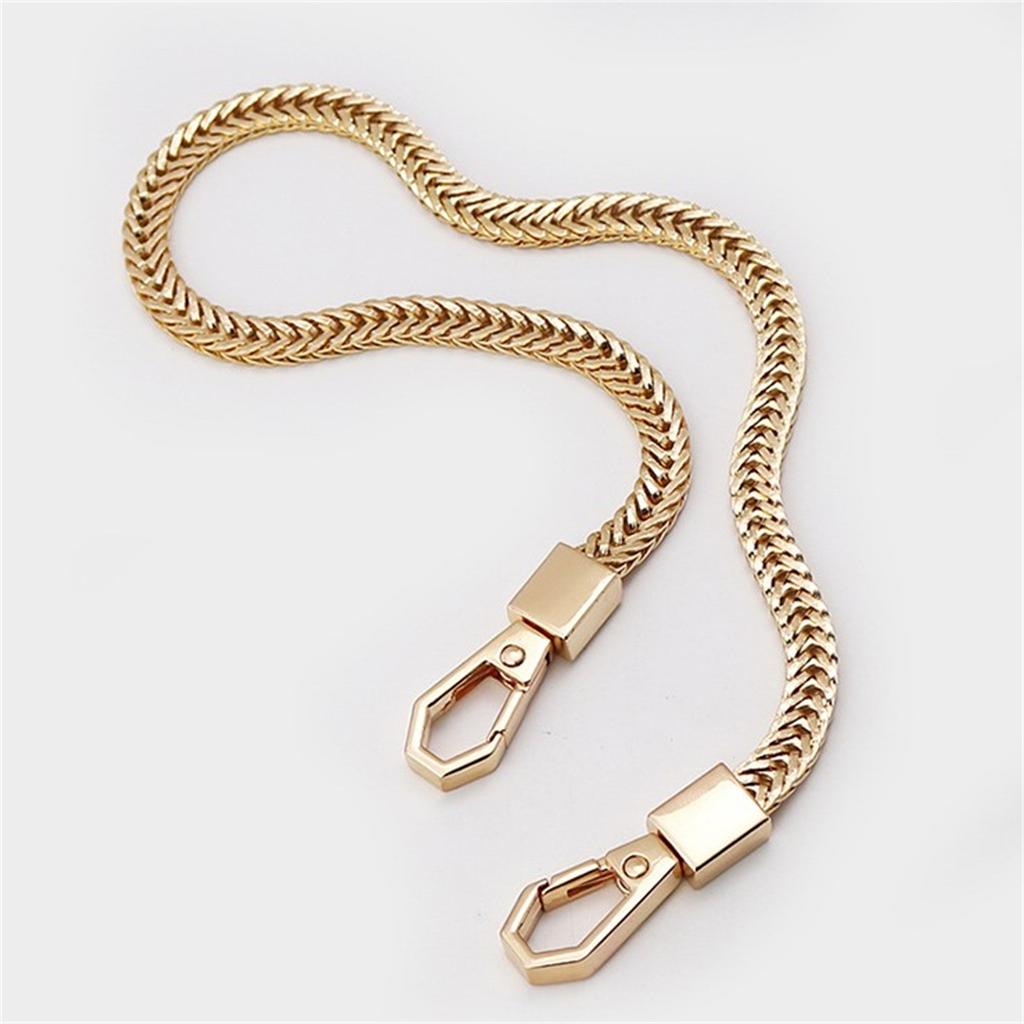 Snake Bone Chain Gold/Silver/Black Bag Strap Replacement Metal Shoulder Straps Crossbody Bag Chain Bag Accessories