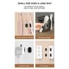 Magnetic Wall Mount with Buckle Hook for Power Strip Storage: Hole-Free Installation